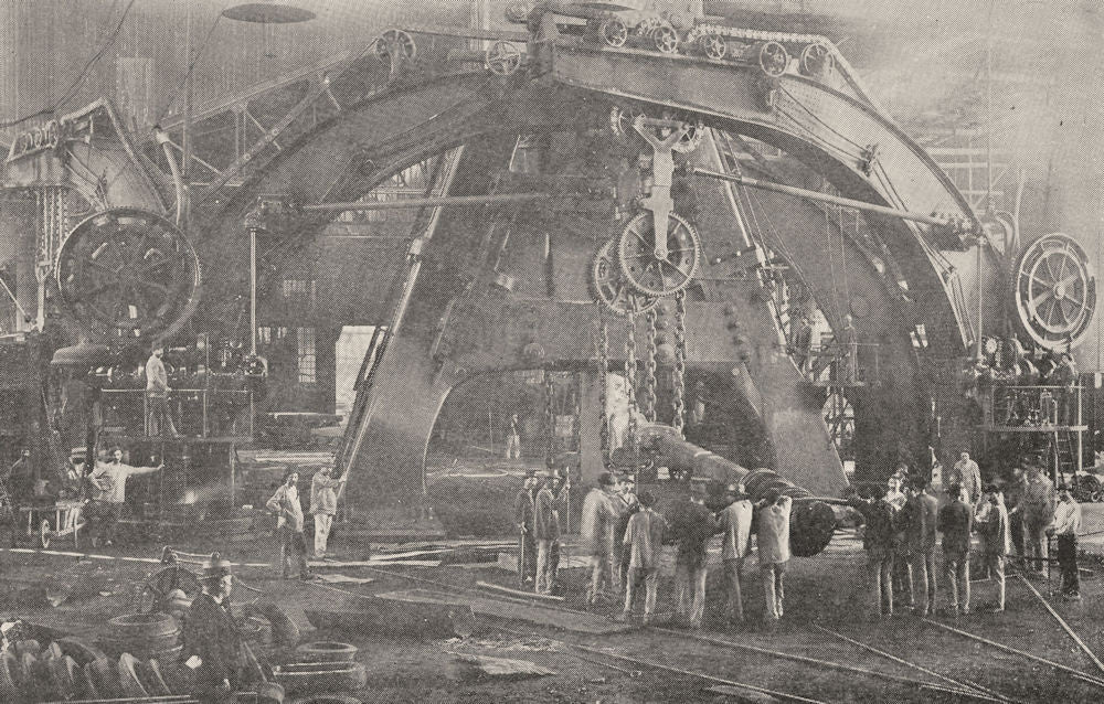 SAÔNE- ET- LOIRE. Usine du Creusot. Le Marteau- pilon de cent Tonnes 1900